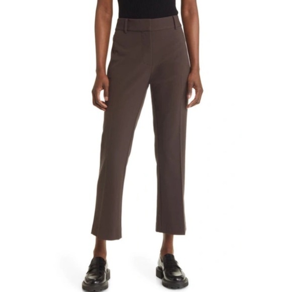 Frame “Le Crop Mini Boot” Espresso Brown Pants Size 0 EUC! - Picture 1 of 8